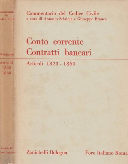 Conto Corrente, Contratti bancari - Adriano Fiorentino - copertina