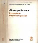 Locazione. Disposizioni generali Art. 1571 - 1606