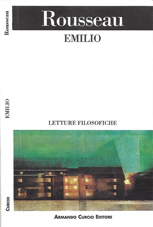 Emilio - Jean-Jacques Rousseau - copertina