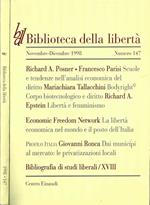 Biblioteca della libertà Anno XXXIII Numero 147