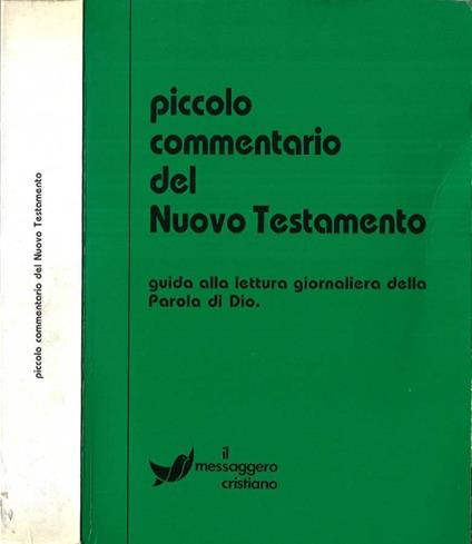Piccolo commentario del Nuovo Testamento - copertina