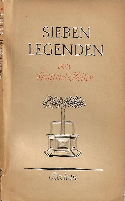 Sieben Legenden - Gottfried Keller - copertina