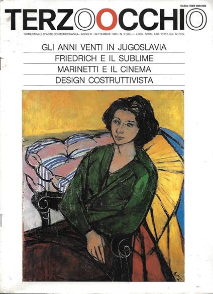 Terzoocchio. Trimestrale d'arte contemporanea - Anno XI - N. 3 (36) - Settembre 1985 - copertina
