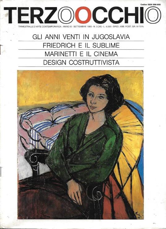 Terzoocchio. Trimestrale d'arte contemporanea - Anno XI - N. 3 (36) - Settembre 1985 - copertina