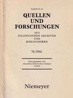 Quellen und forschungen n 74/1994
