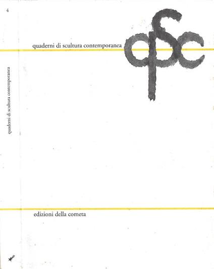 Quaderni di scultura contemporanea. N. 4/2001 - copertina