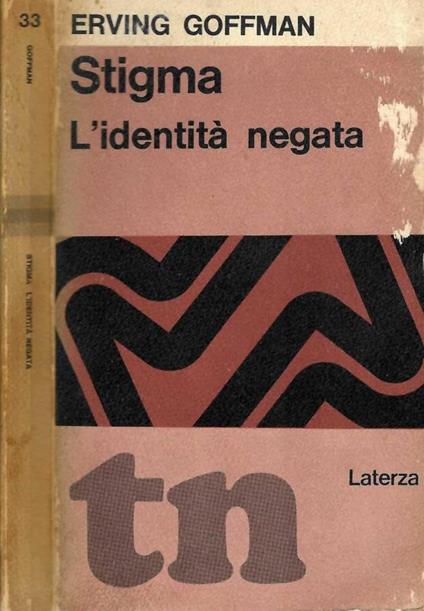 Stigma - Erving Goffman - copertina