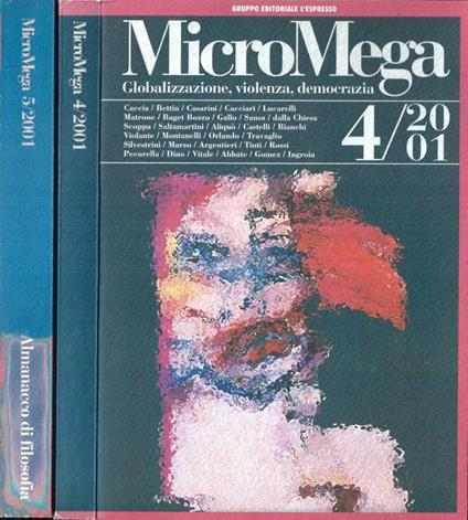 Micromega n. 4 - 5 2001 - copertina