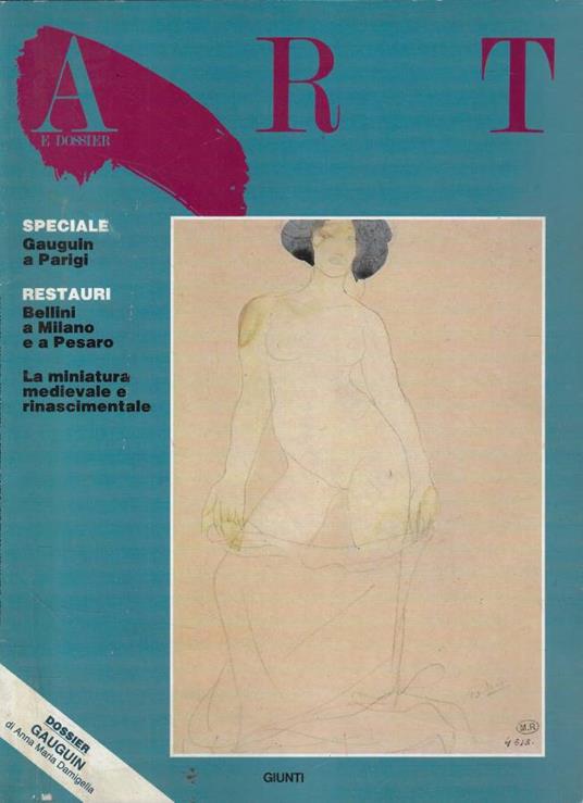 Art e Dossier n. 32 Anno 1989 - copertina