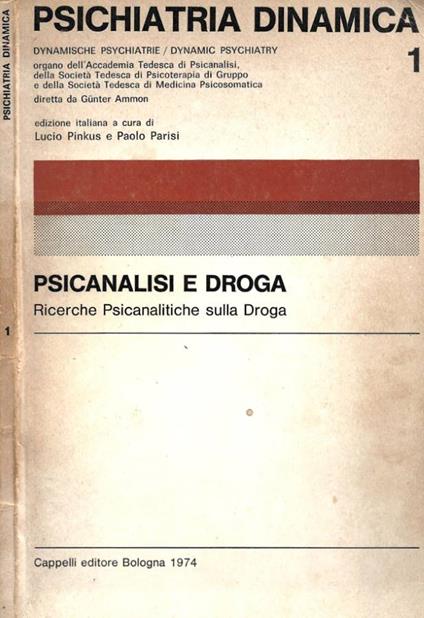 Psicanalisi e droga - copertina