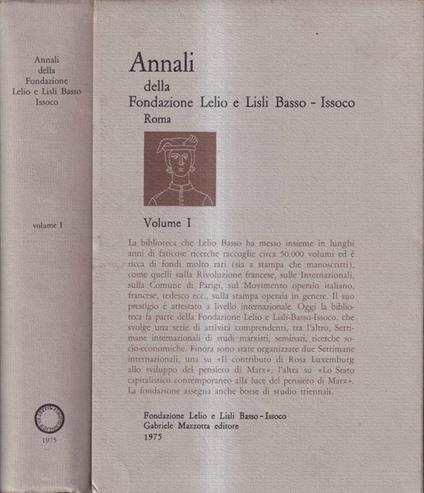 Annali, vol. I - copertina