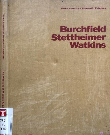 Charles Burchfield, Florine Stettheimer, Franklin C. Watkins - copertina