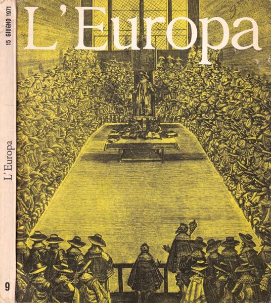 L' Europa, anno V, n. 9, 1971 - copertina