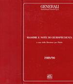Massime e note di giurisprudenza 1989/90