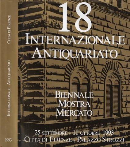 18a Biennale Mostra Mercato Internazionale dell'Antiquariato 1993 - copertina