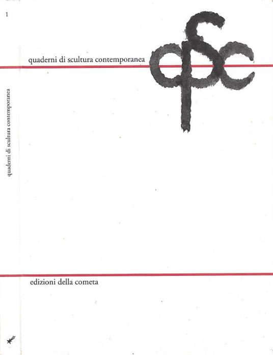 Quaderni di scultura contemporanea. N. 1/1997 - copertina