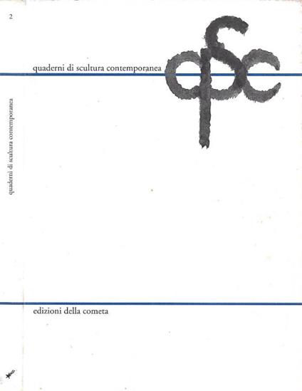 Quaderni di scultura contemporanea. N. 2/1998 - copertina