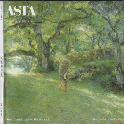 Asta di dipinti del XIX secolo - copertina
