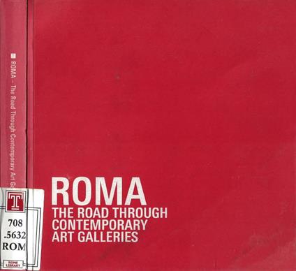 Roma - The Road Through Contemporary Art Galleries - copertina