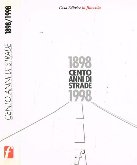 1898-1998, Cento anni di strade - copertina
