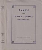Annali della Scuola Normale Superiore di Pisa, Serie III, Vol. II, 1, Pisa 1972
