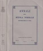 Annali della Scuola Normale Superiore di Pisa. Serie III, Vol. IV, 1
