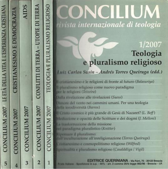 Concilium Anno 2007 - copertina