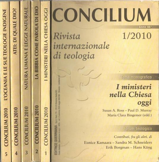 Concilium Anno 2010 - copertina