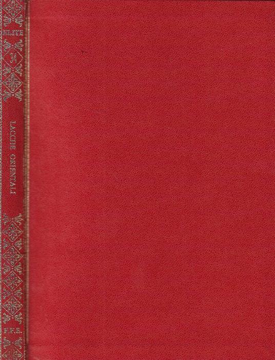 Lacche orientali - Oscar Luzzatto Bilitz - copertina