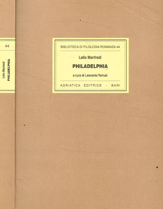 Philadelphia - copertina