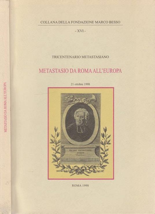 Metastasio da Roma all'Europa - copertina