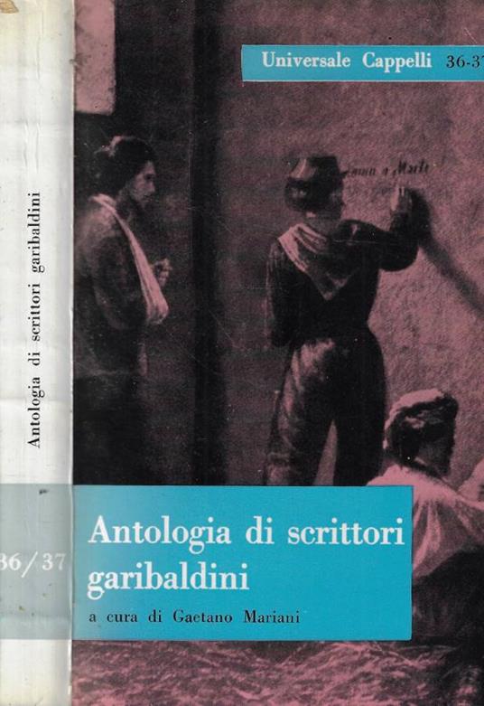 Antologia di scrittori garibaldini - copertina
