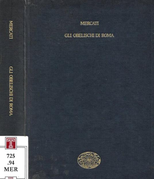Gli obelischi di Roma - copertina