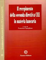 Il recepimento della seconda direttiva CEE in materia bancaria