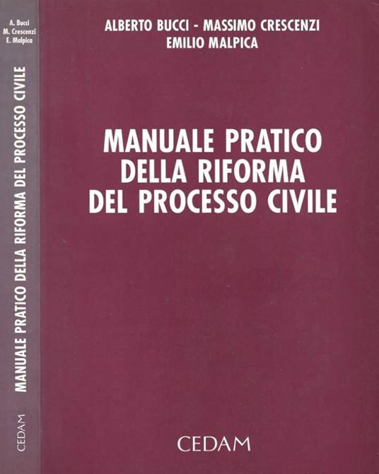Manuale pratico della riforma del processo civile - copertina