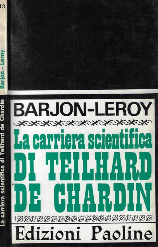La carriera scientifica di Teilhard de Chardin - copertina