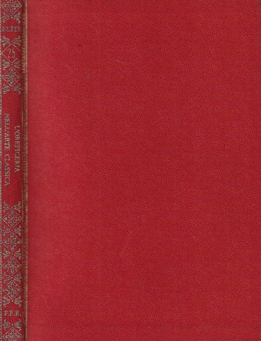 L' oreficeria nell'arte classica - copertina