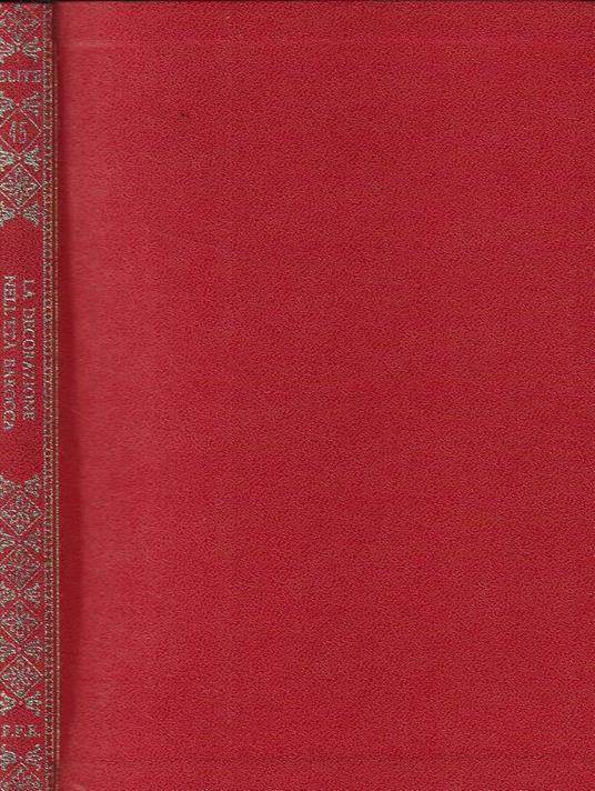 La decorazione nell'età barocca - copertina