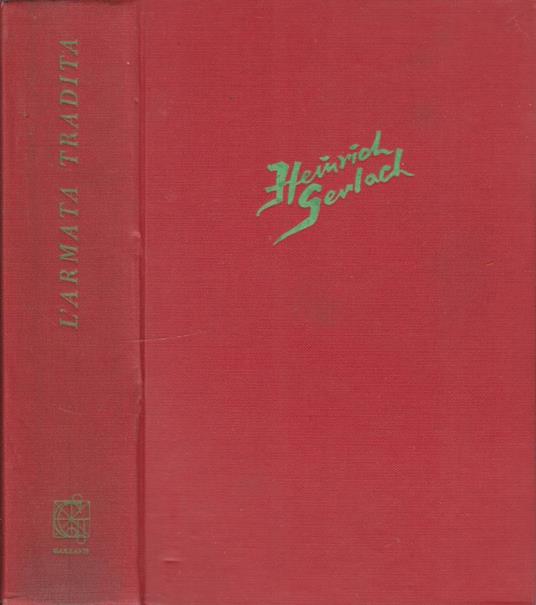 L' armata tradita - copertina