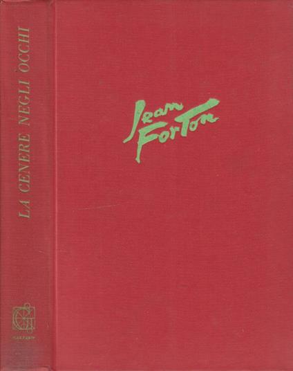 La cenere negli occhi - copertina