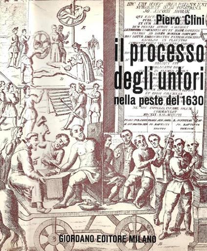 Il processo degli untori nella peste del 1630 - copertina