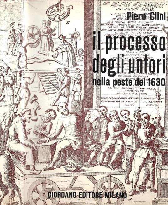 Il processo degli untori nella peste del 1630 - copertina