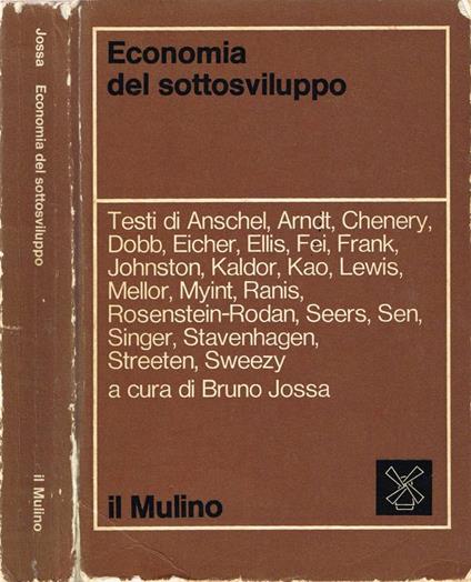 Economia del sottosviluppo - copertina