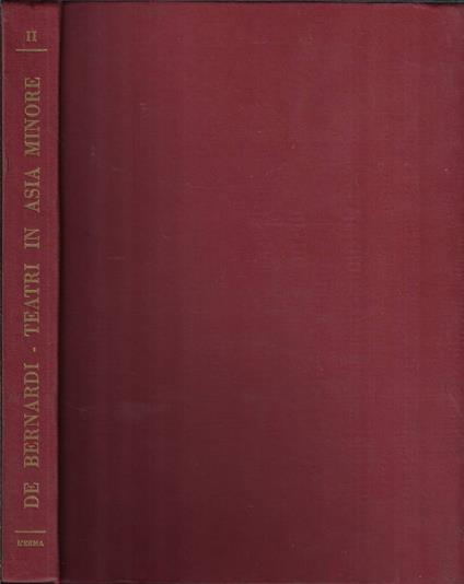 Teatri classici in Asia Minore Vol. 2 - copertina