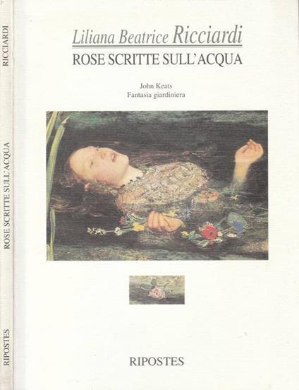 Rose scritte sull'acqua (Autografo) - copertina