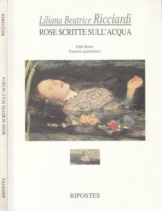 Rose scritte sull'acqua (Autografo) - copertina