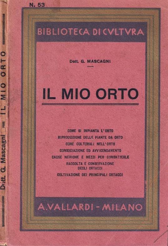 Il mio orto - copertina