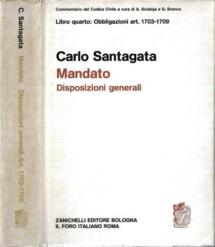 Mandato Disposizioni generali - copertina