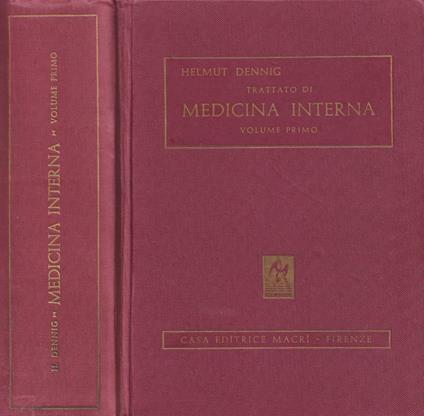 Trattato di medicina interna. Volume primo - copertina