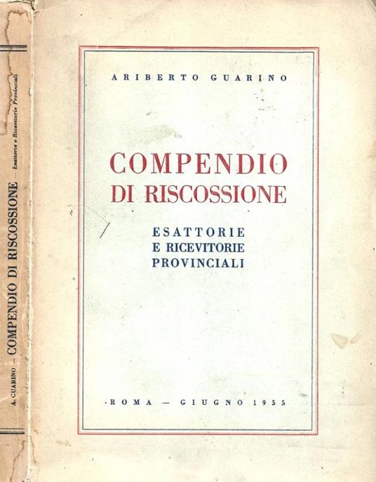 Compendio di riscossione - copertina
